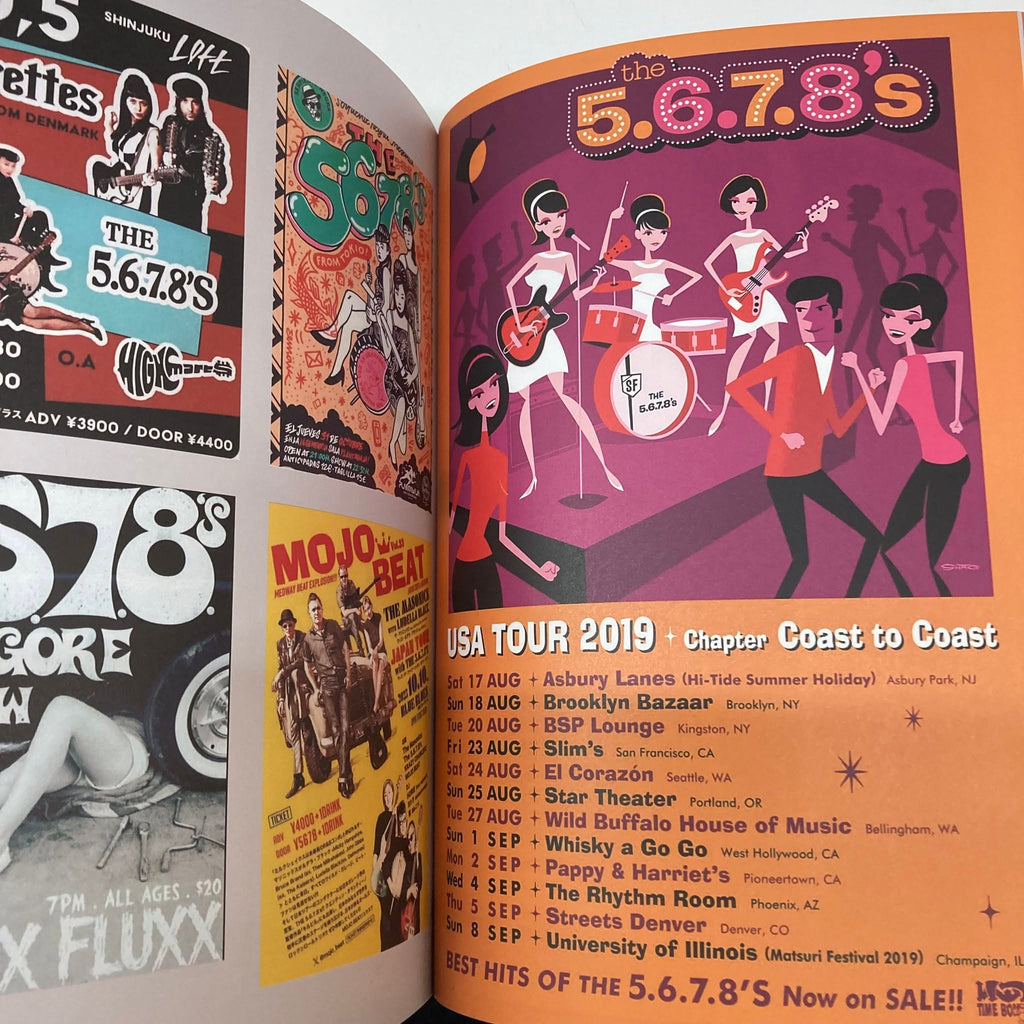 The 5.6.7.8’s - Flyers From 1986 to 2026 - Book