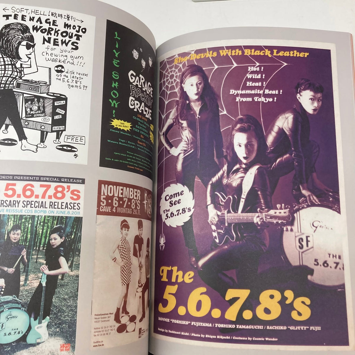 The 5.6.7.8’s - Flyers From 1986 to 2026 - Book
