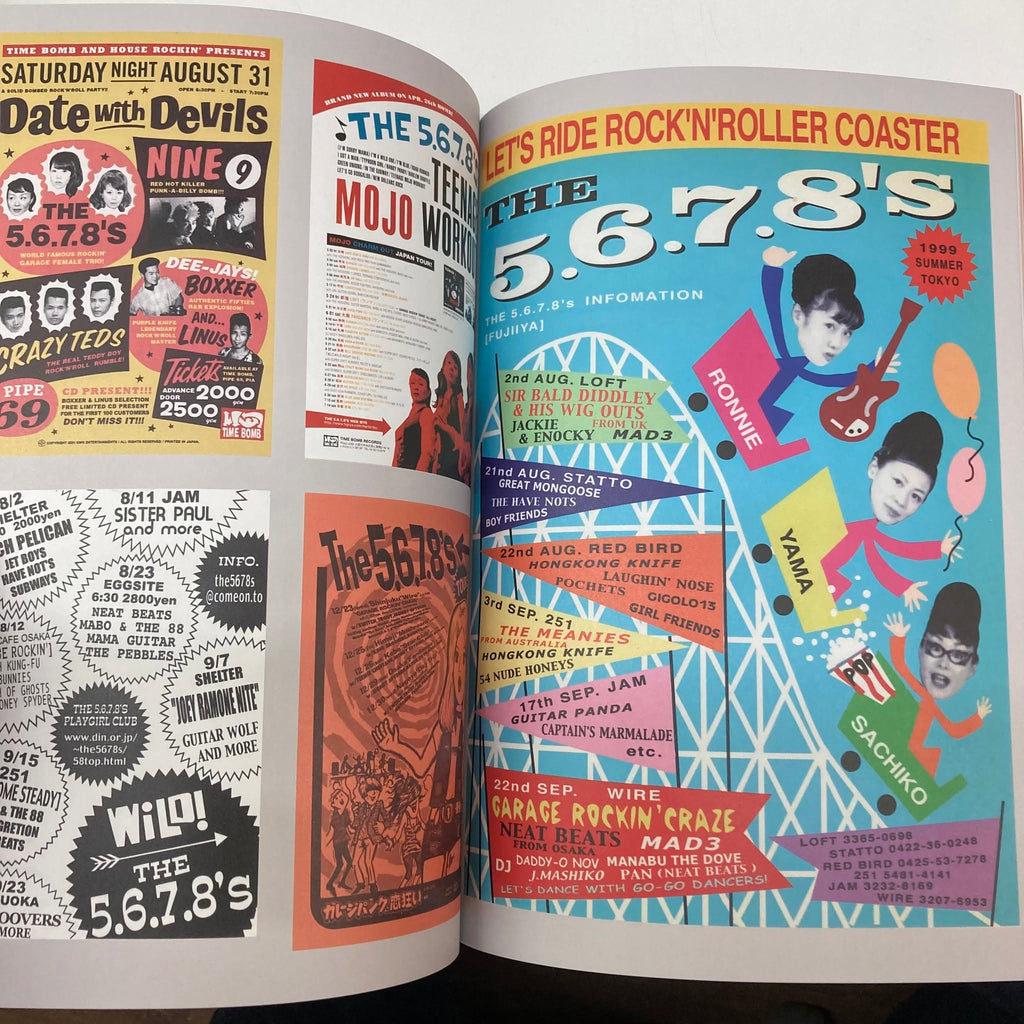 The 5.6.7.8’s - Flyers From 1986 to 2026 - Book