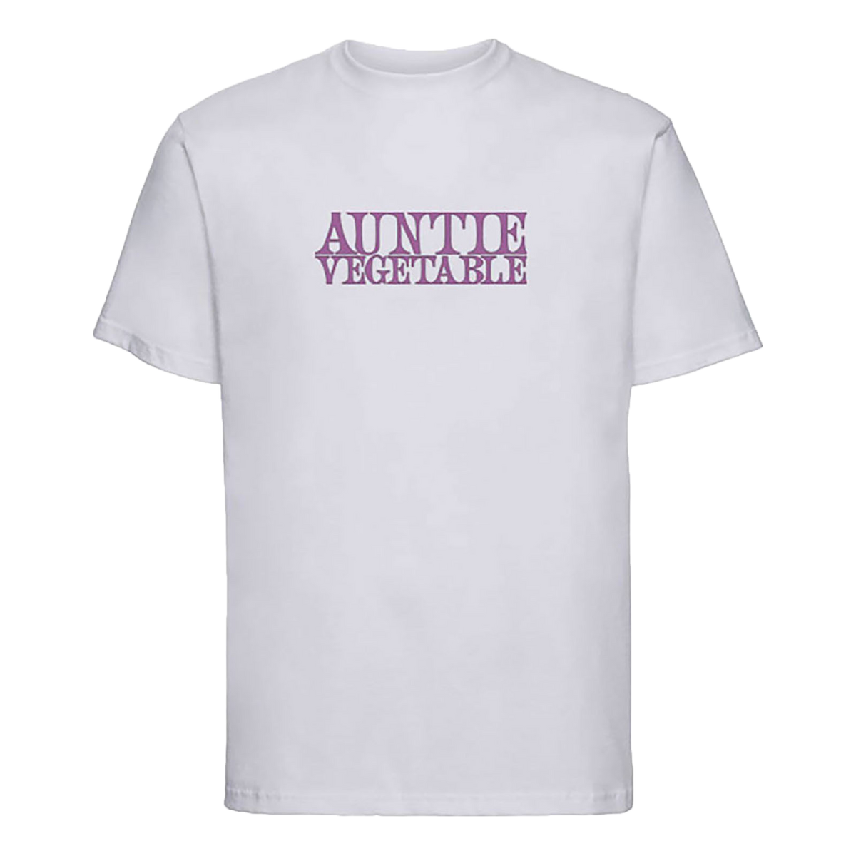 Auntie Vegetable Tees - PU/WH