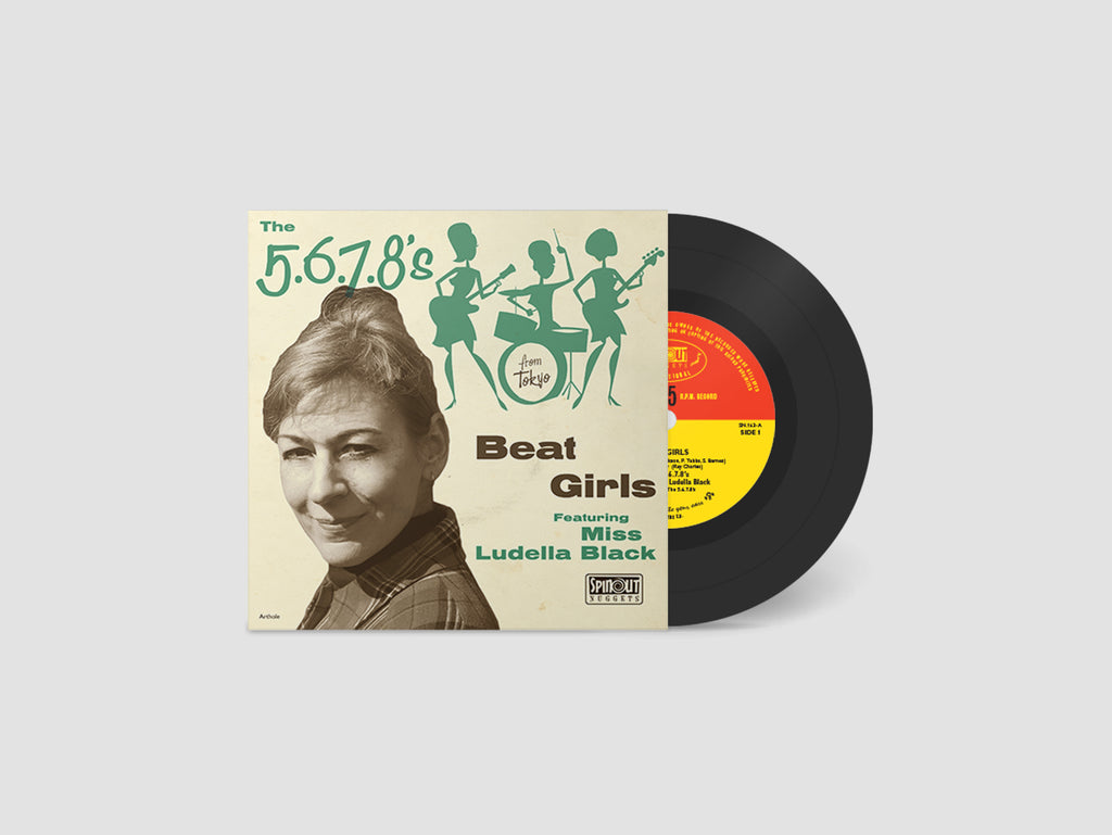 The 5.6.7.8's - Beat Girls (feat. Miss Ludella Black) 7" EP