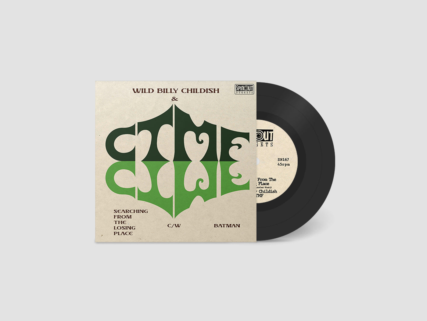 Wild Billy Childish & CTMF -  Searching From The Losing Place / Batman (7")