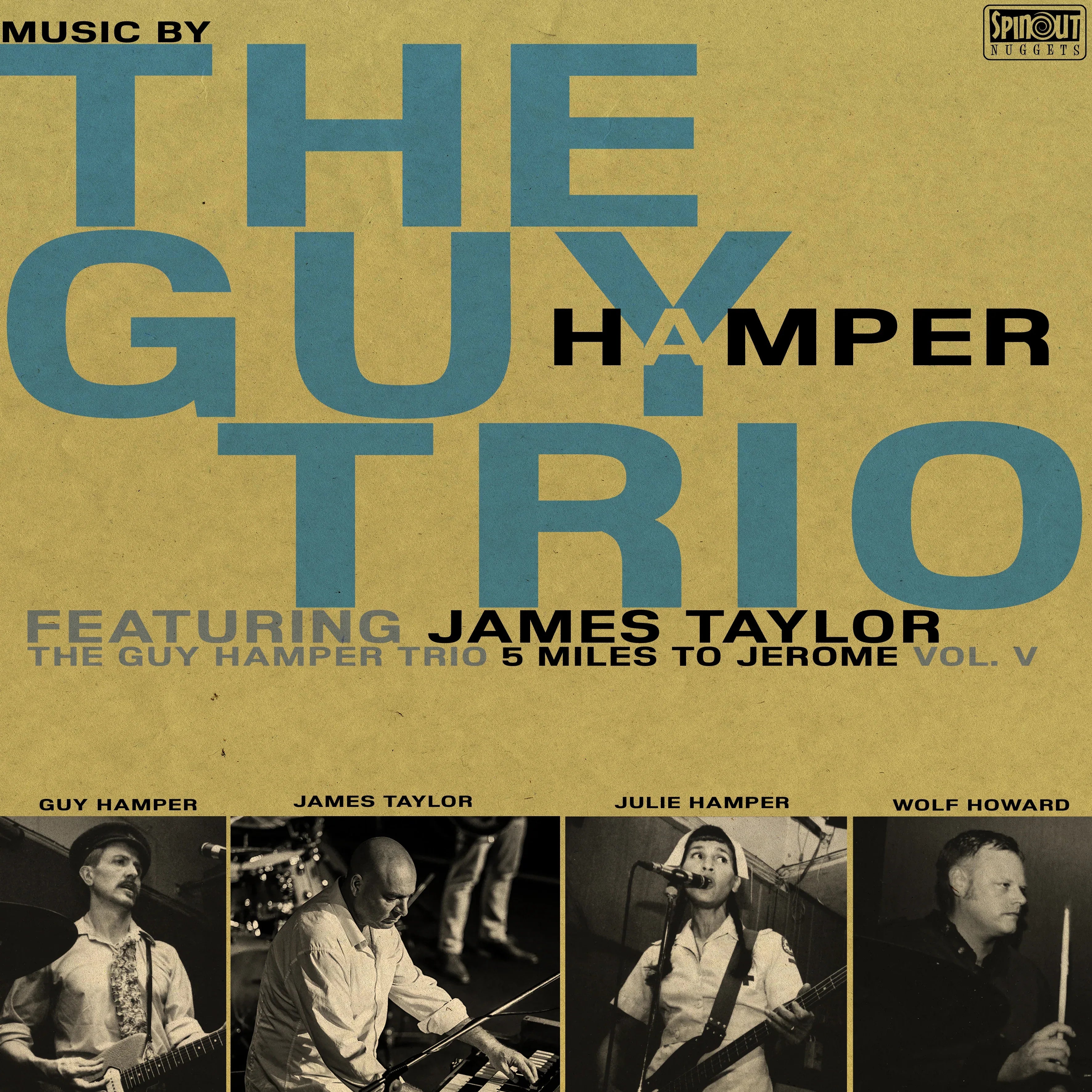The Guy Hamper Trio (feat. James Taylor) - 5 Miles To Jerome (LP/CD)