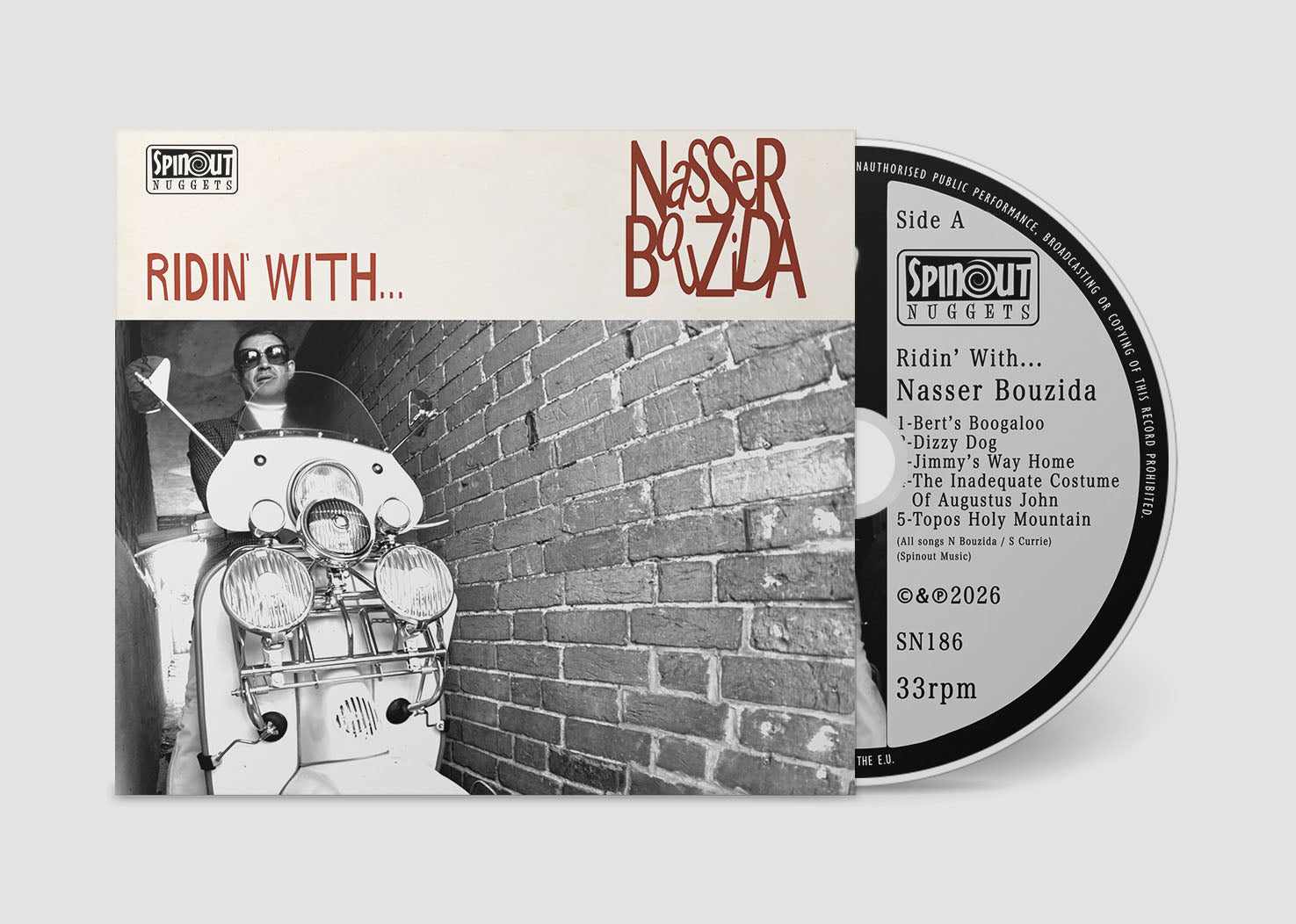 Nasser Bouzida - Ridin' With... (LP/CD) (pre-order)